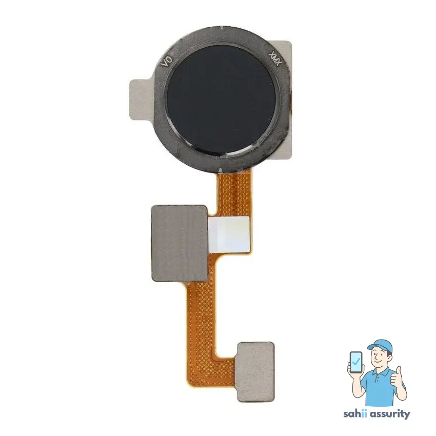Fingerprint Sensor with Flex Cable for Realme 3 Pro Black